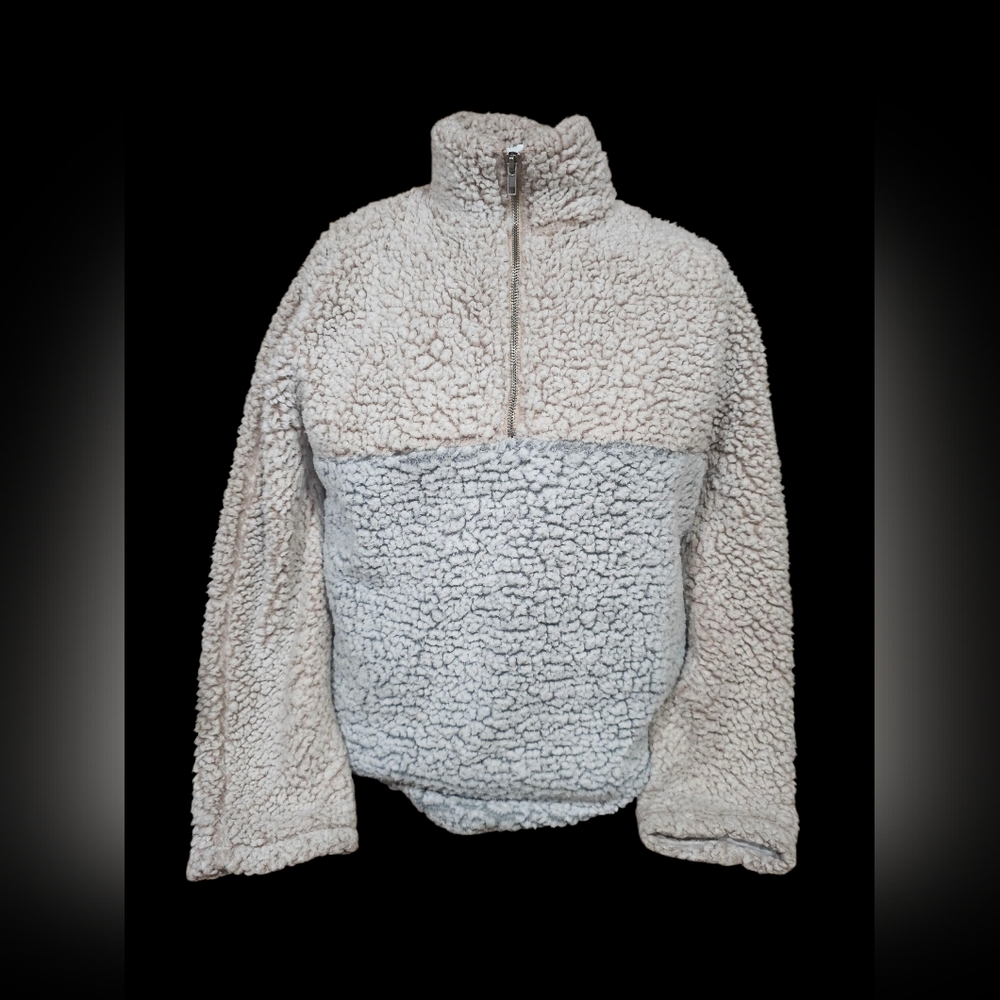 Thread &‎ Supply Cream Sherpa Jacket Size Extra Small